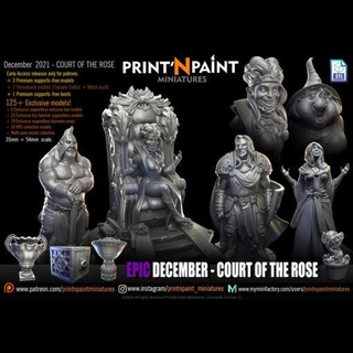 december 2021 print n paint miniatures home print'n 3d print model - Mito3D