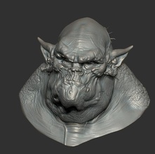 demon head 3d print model - Mito3D