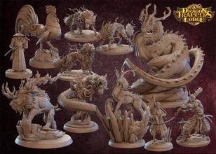dragon trappeurs loge 202101 3d print model - Mito3D