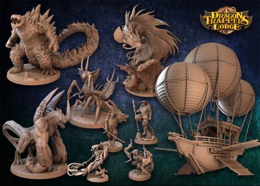 dragon trappeurs loge 202106 3D print model - Mito3D
