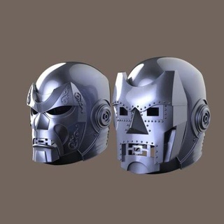 drdoom legendary scale figure helmet model stl 3d print 3d print model - Mito3D