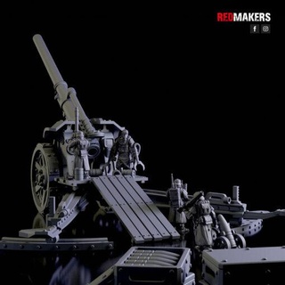 earthshaker cannon heavy artillery imperial force redmakers home miniatures 3d print model - Mito3D