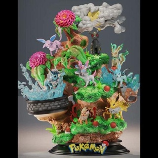 eevee evolutions pack able model stl home anime pok mon 3d print model - Mito3D