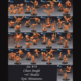epic july 2022 chaos jungle home miniatures 3d print model - Mito3D