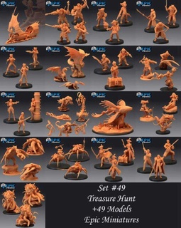 epic may 2022 treasure hunt set home miniatures 3d print model - Mito3D