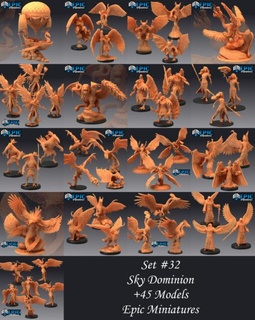 epic october 2021 sky dominion set home miniatures 3d print model - Mito3D