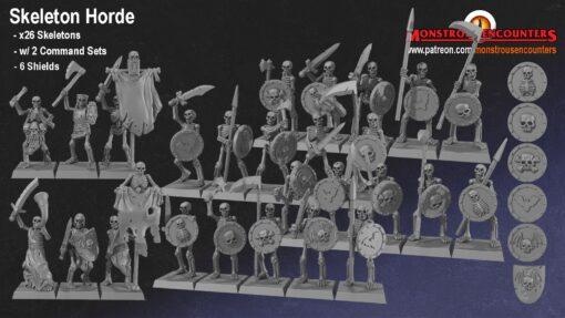 february 2020 fantasy monstrous encounters miniatures 3d print model - Mito3D
