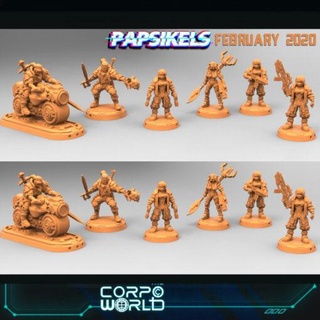 february 2020 papsikels miniatures 3d print model - Mito3D