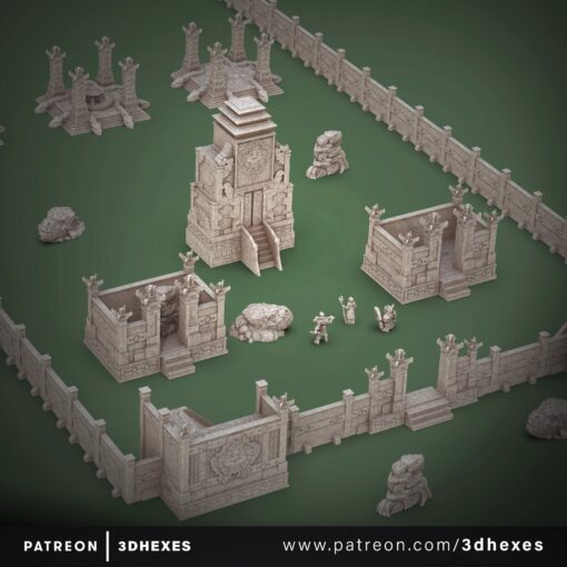 février 2021 3dhexes Accueil maison miniatures 3D print model - Mito3D