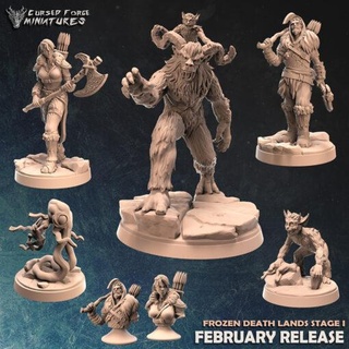 february 2021 cursed forge miniatures 3d print model - Mito3D