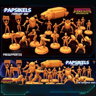 february 2021 scifi papsikels miniatures 3d print model - Mito3D