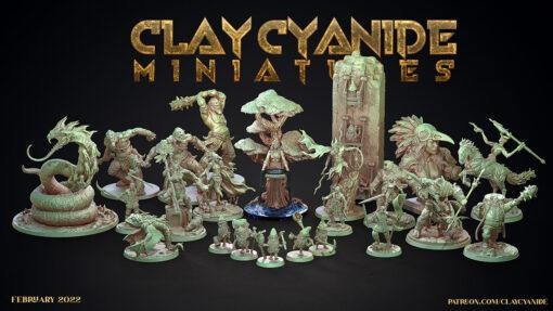 february 2022 clay cyanide miniatures 3d print model - Mito3D