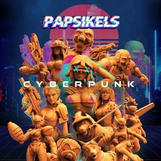 february 2022 cyberpunk papsikels miniatures home 3d print model - Mito3D
