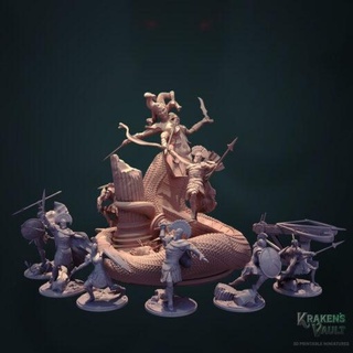 february 2022 kraken vault home miniatures kraken's 3d print model - Mito3D