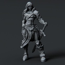 female barbarian 3d print model - Mito3D