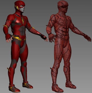 flash body armor suit model stl 3d print 3d print model - Mito3D