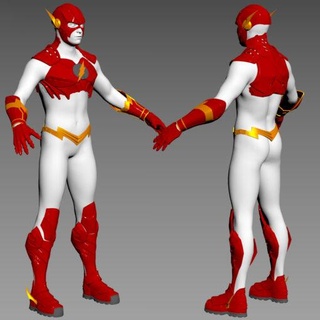flash injustice body armor suit model stl 3d print 3d print model - Mito3D