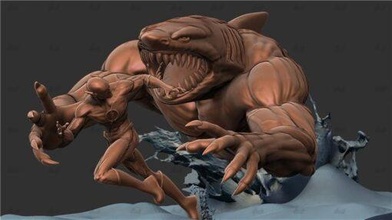 destello Rey tiburón 3d print model - Mito3D