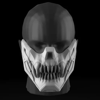 future ninja mask model stl 3d print 