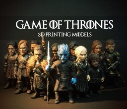 jeu of trônes collection 11 personnages ed modèle stl accueil maison 3d impression 3d print model - Mito3D