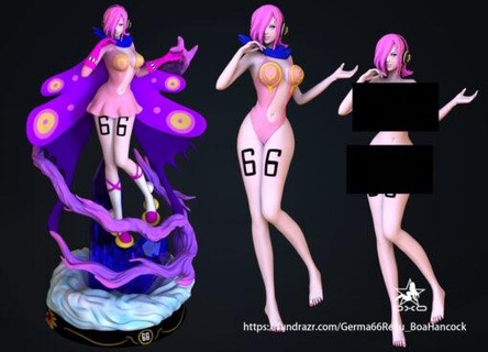 germa 66 model stl anime piece 3d print model - Mito3D