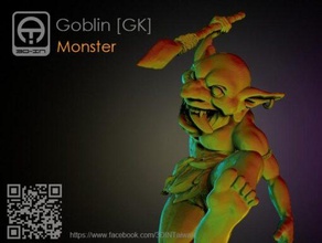 goblin caccia statua 3d print model - Mito3D