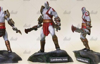 Deus guerra ii Kratos 3d print model - Mito3D