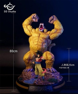 gold goku großartig affe ing modell stl zuhause haus anime drachen ball 3d print model - Mito3D