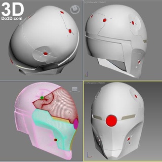cinzento Raposa capacete capaz modelo stl casa 3d impressão 3d print model - Mito3D