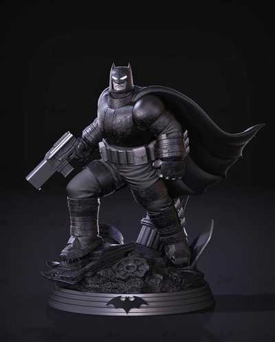 heavy armor batman ing model stl home dc comics 3d print model - Mito3D