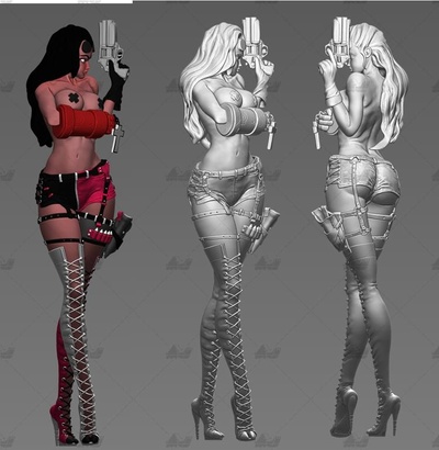 hell girl ing model stl home 3d print 3d print model - Mito3D