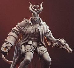 hellboy 3d print model - Mito3D