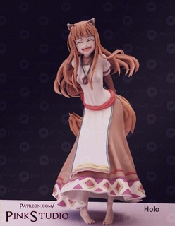 holo spice wolf july 2021 pinkstudio miniatures 3d print model - Mito3D