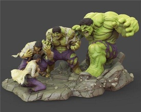 Hulk gedreht Hulk gedreht 3d print model - Mito3D