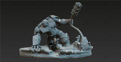 hulkbuster avengers ing model stl home marvel iron man 3d print model - Mito3D