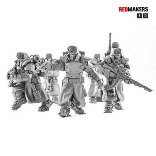 ice warriors elite squad imperial force redmakers home miniatures 3d print model - Mito3D