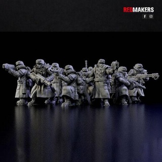 ghiaccio guerrieri squadra imperiale vigore redmakers casa miniature 3d print model - Mito3D