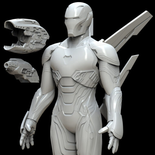 iron man mark body armor suit model stl 3d print 3D print model - Mito3D