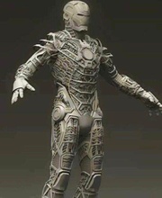iron man mk41 bone armor 3d print model - Mito3D