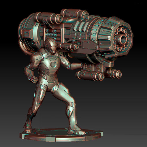iron man mk7 proton cannon 3D print model - Mito3D