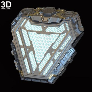 hierro hombre mk 85 nano arco reactor capaz modelo stl hogar casa maravilla 3d print model - Mito3D