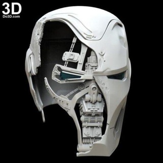 ironman mk50 damaged helmet able model stl home 3d print 3d print model - Mito3D