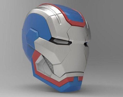 ironman patriot helmet able model stl home 3d print 3d print model - Mito3D