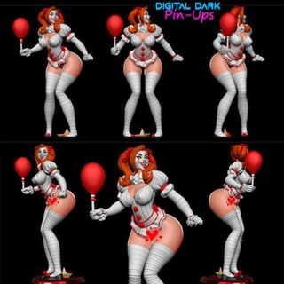 itgirl pennywise nsfw version model stl 3d print 3d print model - Mito3D