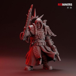 janissaries lieutenant imperial force redmakers home miniatures 3d print model - Mito3D
