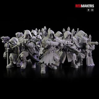 janissaries squad imperial force redmakers home miniatures 3d print model - Mito3D