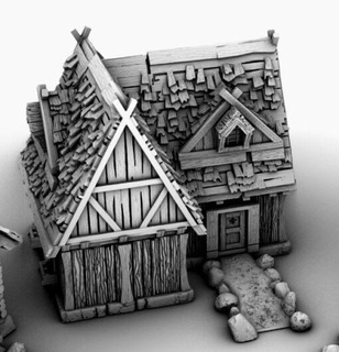 janvier 2020 gamescape3d Accueil maison miniatures 3d print model - Mito3D