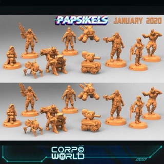 janvier 2020 papsikels miniatures 3d print model - Mito3D
