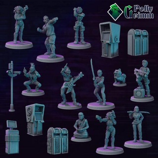 january 2021 pollygrimm miniatures 3d print model - Mito3D