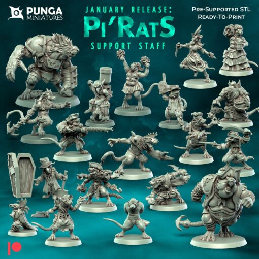 january 2021 punga miniatures 3D print model - Mito3D